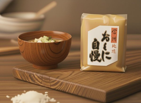 画像1: おくに自慢 1kgみそ (1)